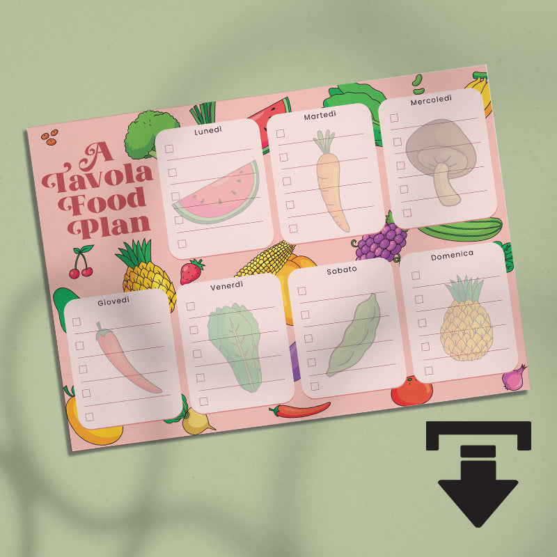 Planner A tavola download gratuito - mod.10