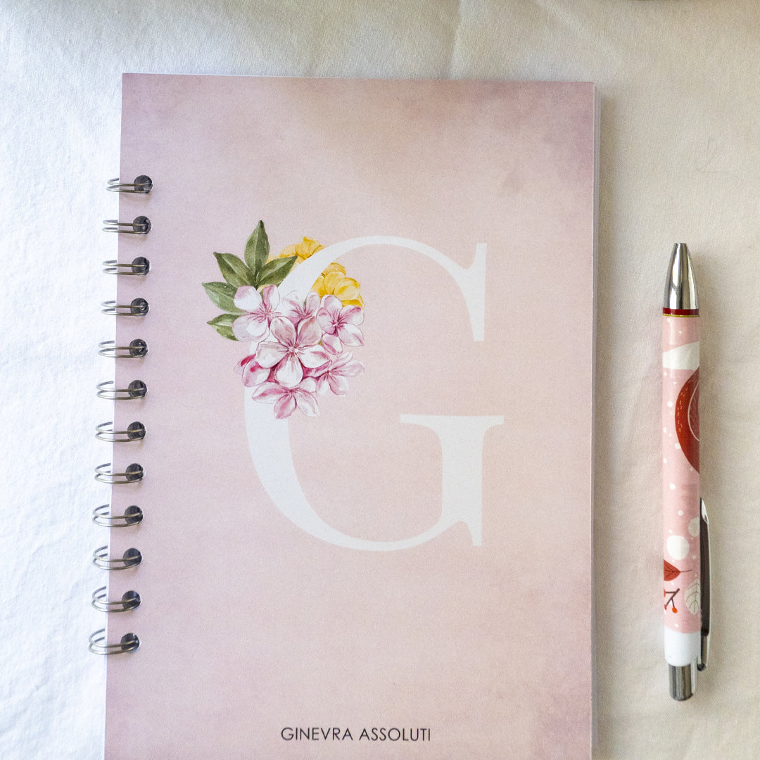 Quaderno personalizzato con il tuo nome - Modello Ginevra