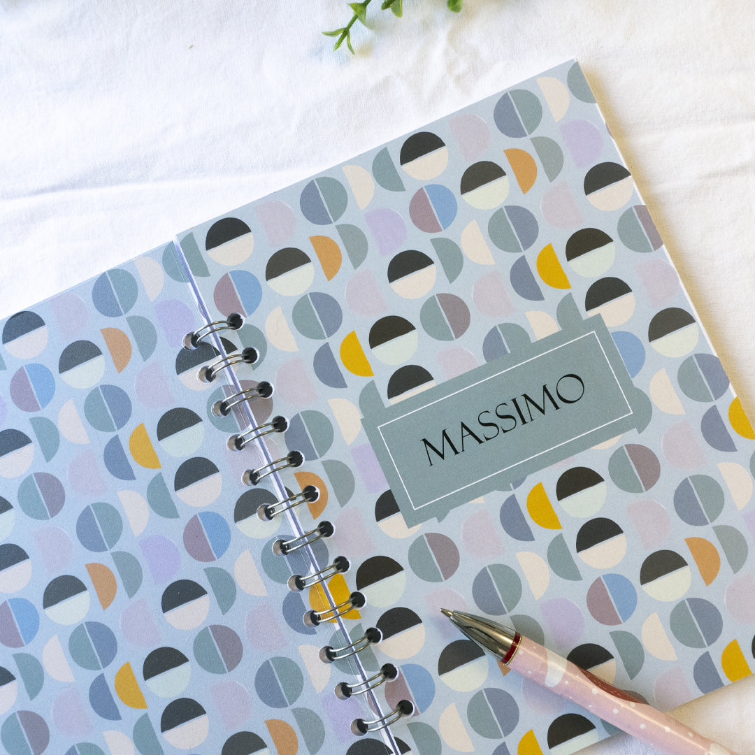 Quaderno personalizzato con il tuo nome - Modello Massimo