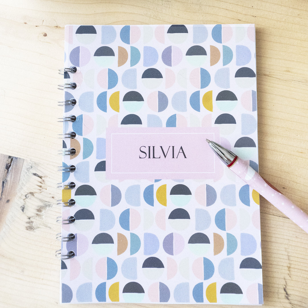 Quaderno personalizzato con il tuo nome -Modello Silvia