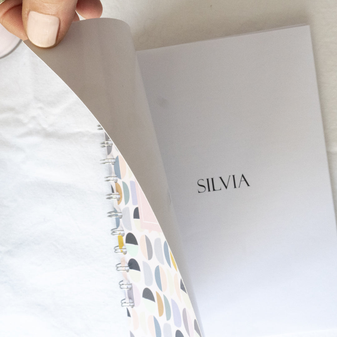 Quaderno personalizzato con il tuo nome -Modello Silvia