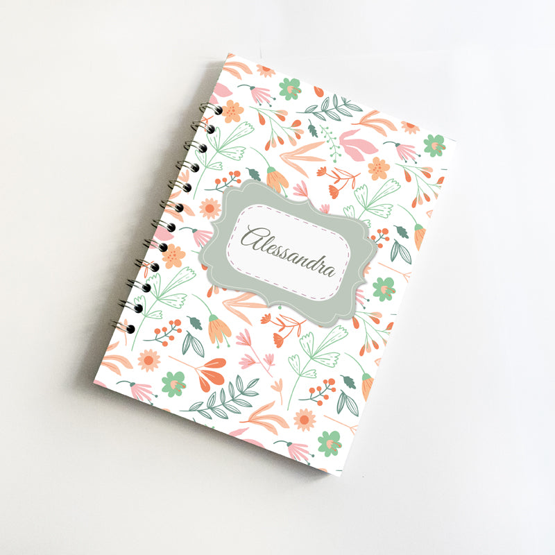 Quaderno personalizzato con il tuo nome - Modello Alessandra