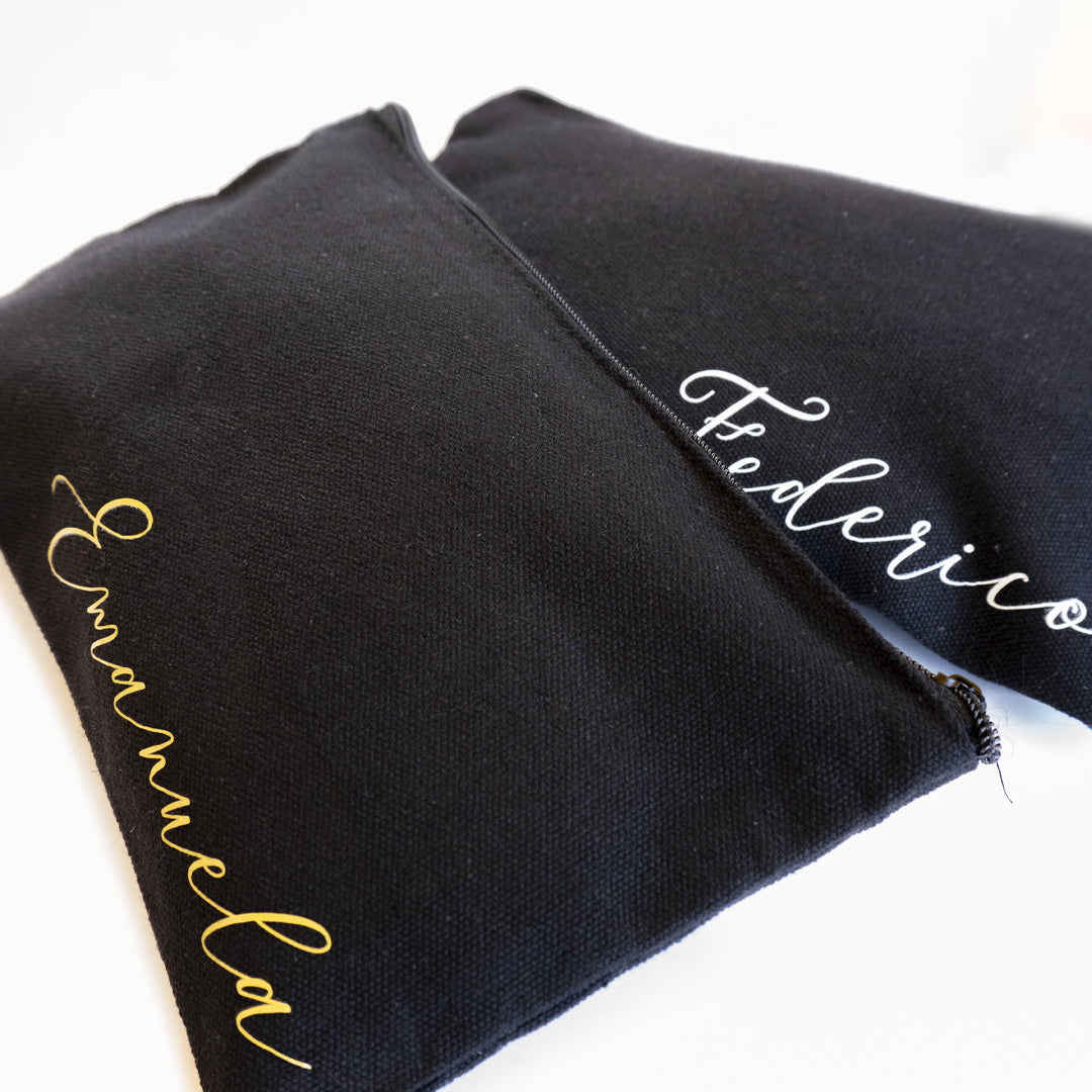 Astuccio Black Classic style da personalizzare - 21,5x13cm