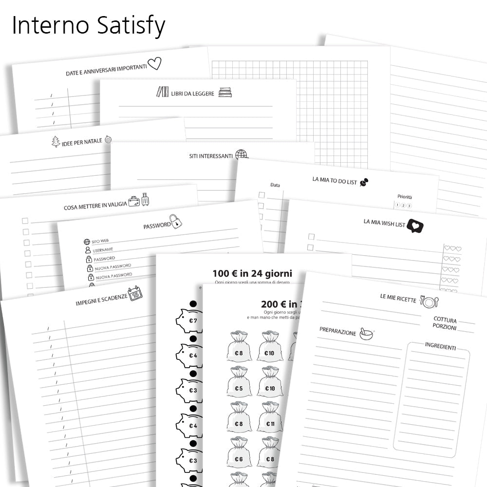 Set cartoleria personalizzato con il nome - Quaderno + Blocknotes + Blocchetto