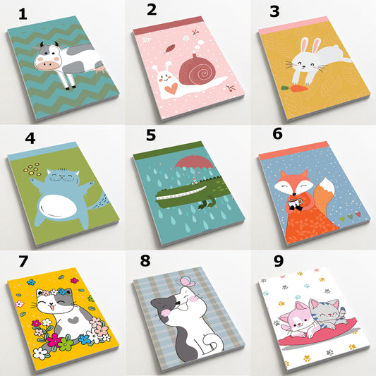 Block Notes 7x11cm - 50 fogli - VARIE GRAFICHE