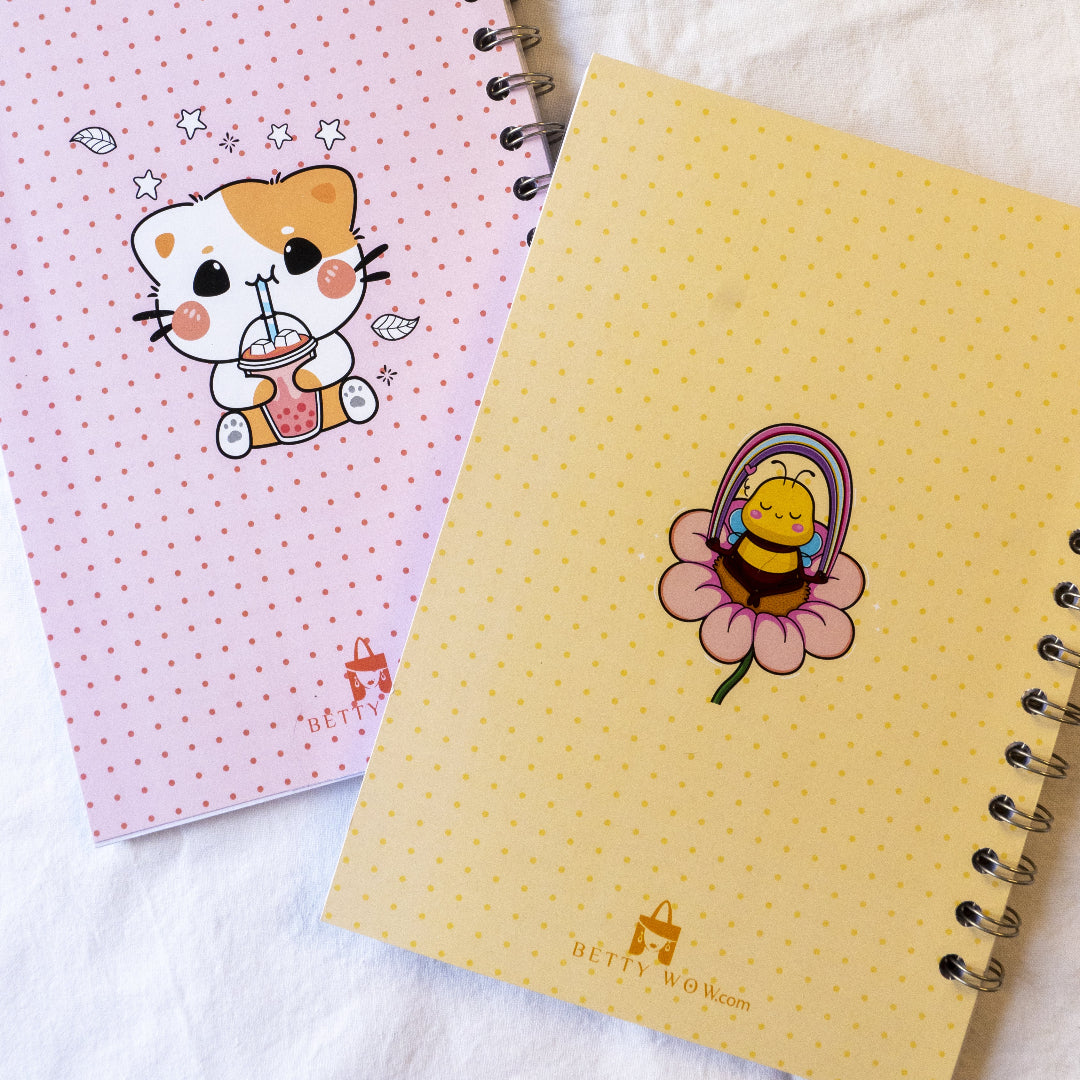 Quaderno personalizzato con il tuo nome - Modello Kawaii Carlotta
