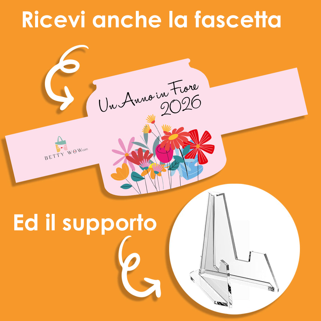 Calendario da Tavolo 2026 mod. UnAnnoInFiore