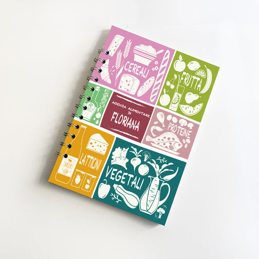 Diario Alimentare con il tuo nome - Mod.Kandiskij