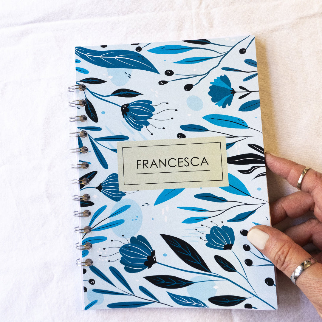 Quaderno personalizzato con il tuo nome - Modello Francesca
