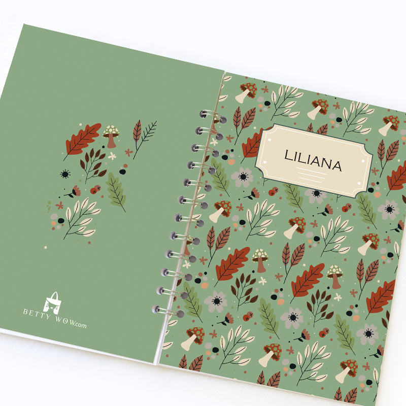 Quaderno personalizzato con il tuo nome - Modello Liliana