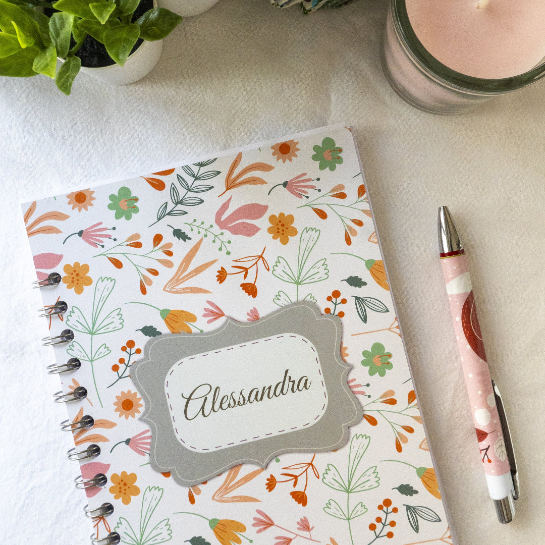 Quaderno personalizzato con il tuo nome - Modello Alessandra