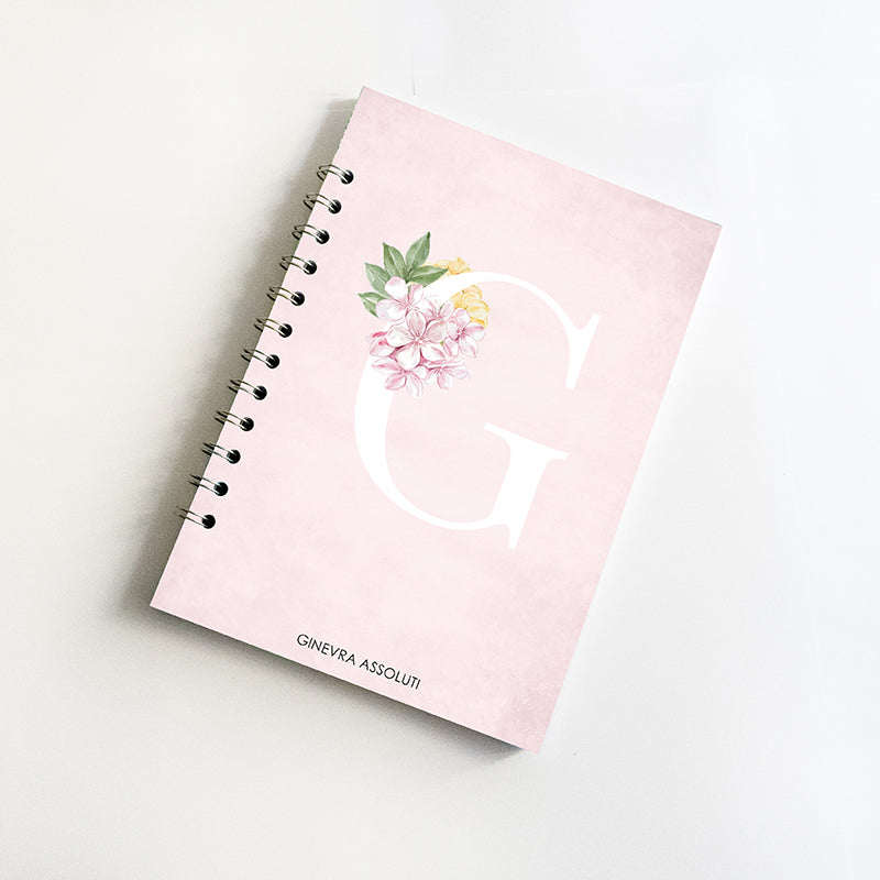 Quaderno personalizzato con il tuo nome - Modello Ginevra