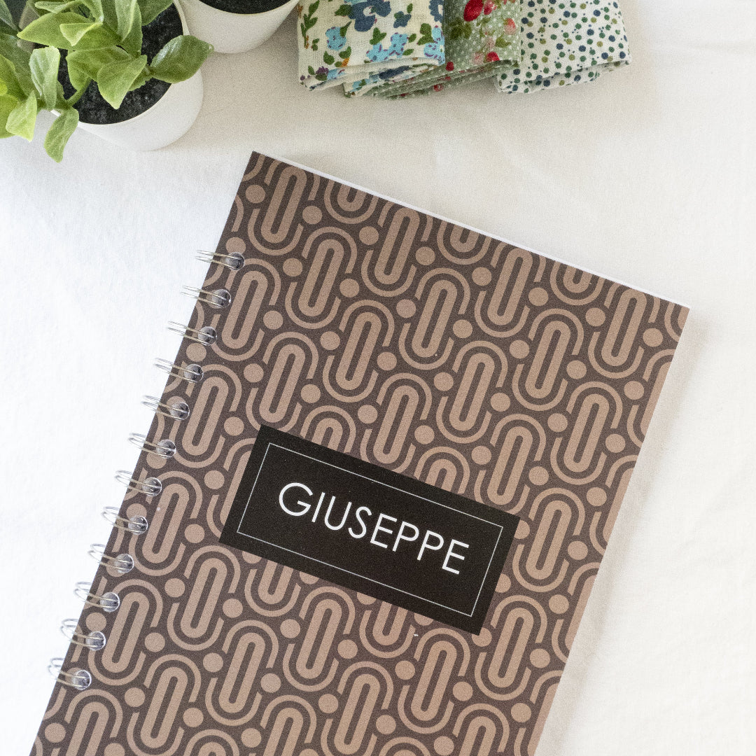 Quaderno personalizzato con il tuo nome - Modello Giuseppe