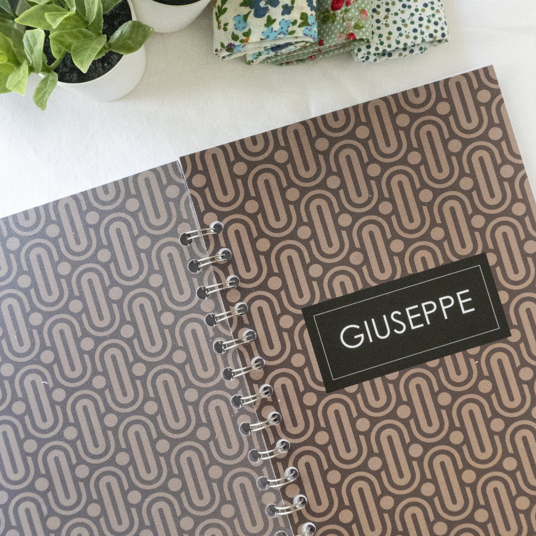 Quaderno personalizzato con il tuo nome - Modello Giuseppe