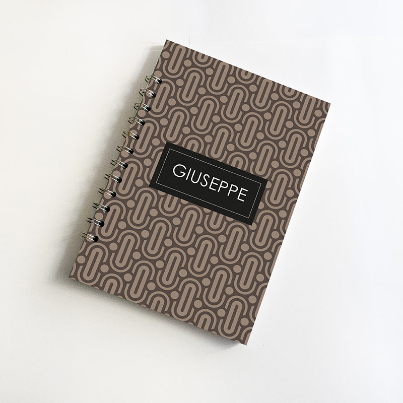 Quaderno personalizzato con il tuo nome - Modello Giuseppe