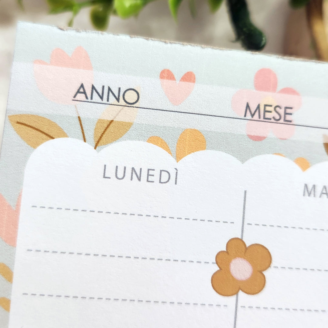 Planner settimanale Weekly Tulip - 28x9cm