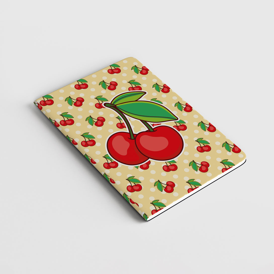 Quaderno a righe "I Ruvidi ONE" - 13x18cm - Copertina telata - Mod. Ciliegia