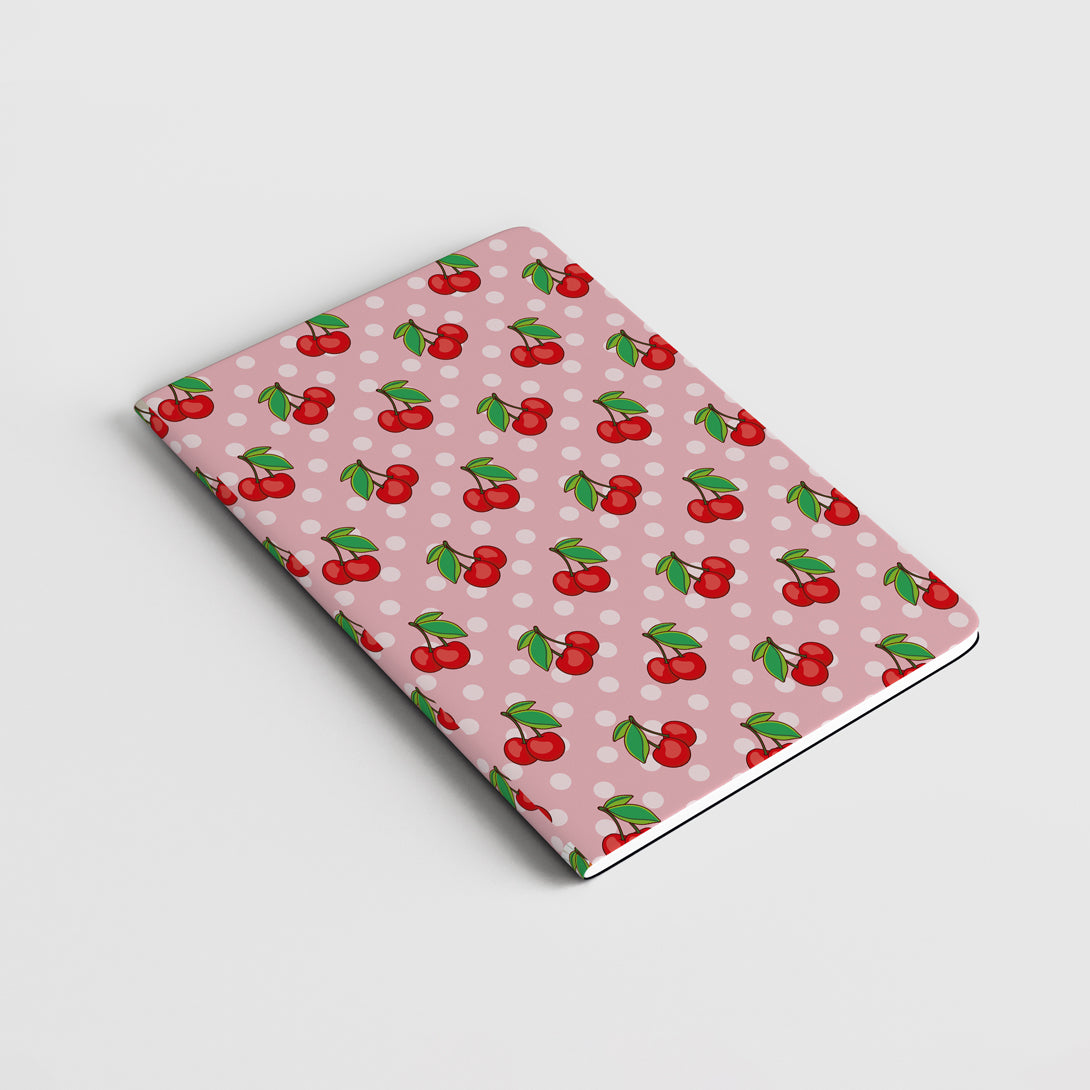 Quaderno a righe "I Ruvidi ONE" - 13x18cm - Copertina telata - Mod. Cherries