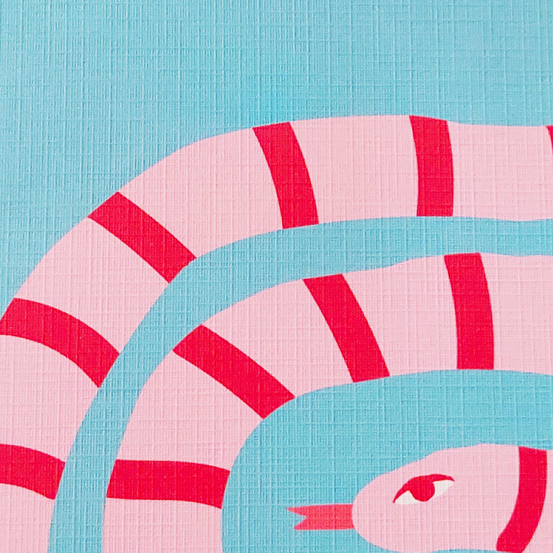 Quaderno a righe "I Ruvidi ONE" - 13x18cm - Copertina telata - Mod. HEY Snake