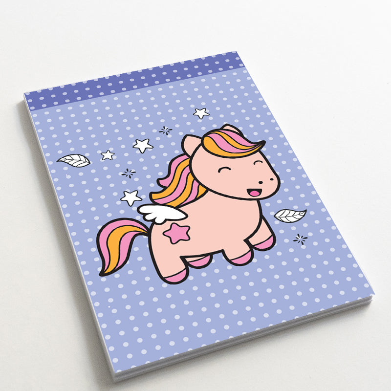 Block Notes Kawaii Unicorn - 7x11cm - 50 fogli