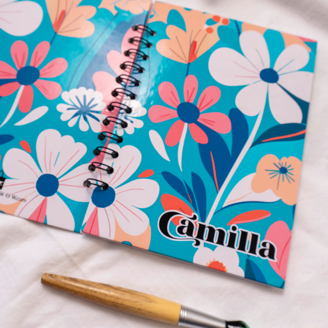 Quaderno personalizzato con il tuo nome - Modello Camilla