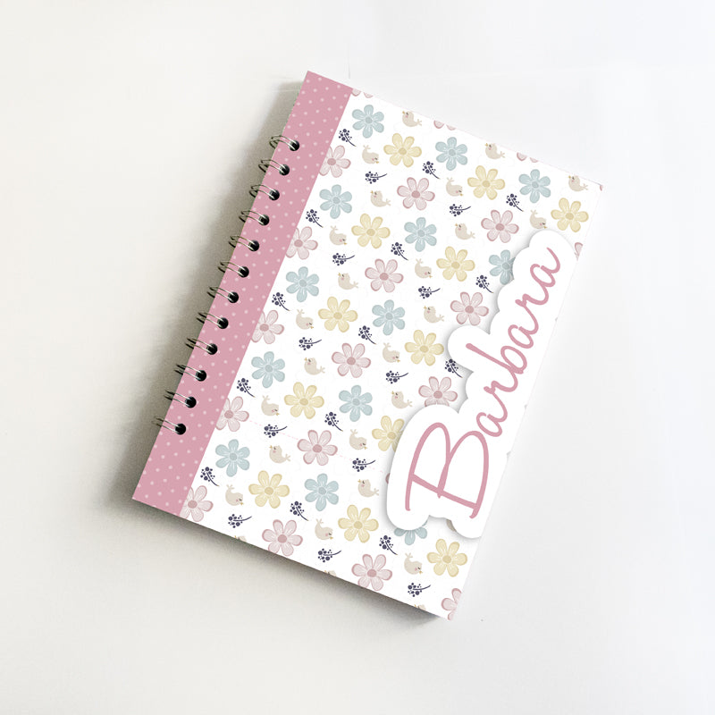 Quaderno personalizzato con il tuo nome - Modello Barbara