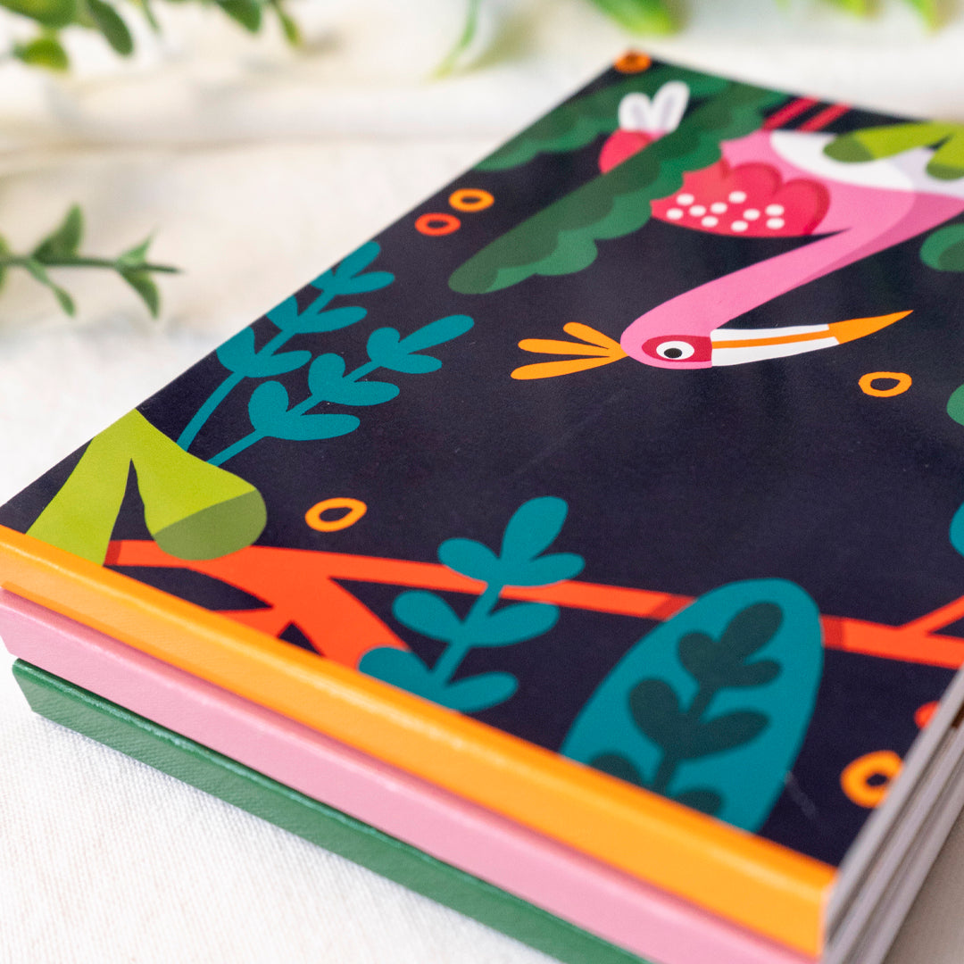 Set di 3 Block Notes Jungle - 7x11cm - 50 fogli cad
