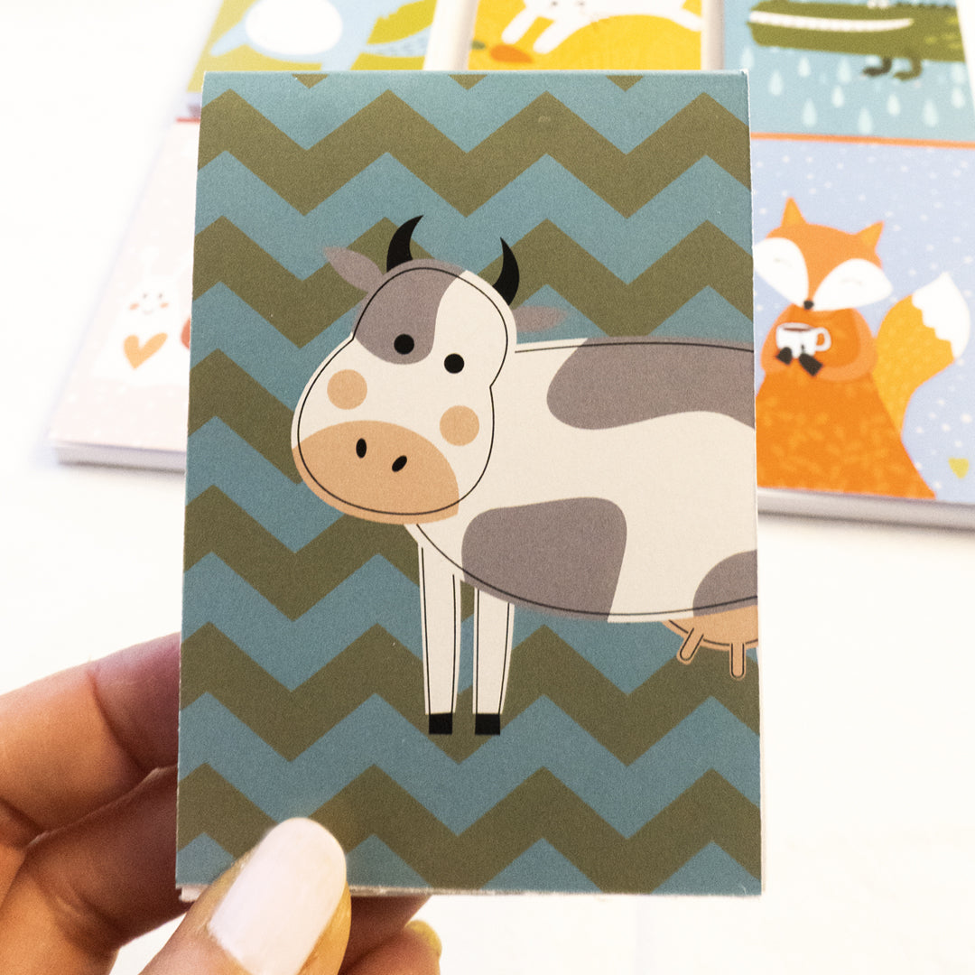 Block Notes Cow - 7x11cm - 50 fogli