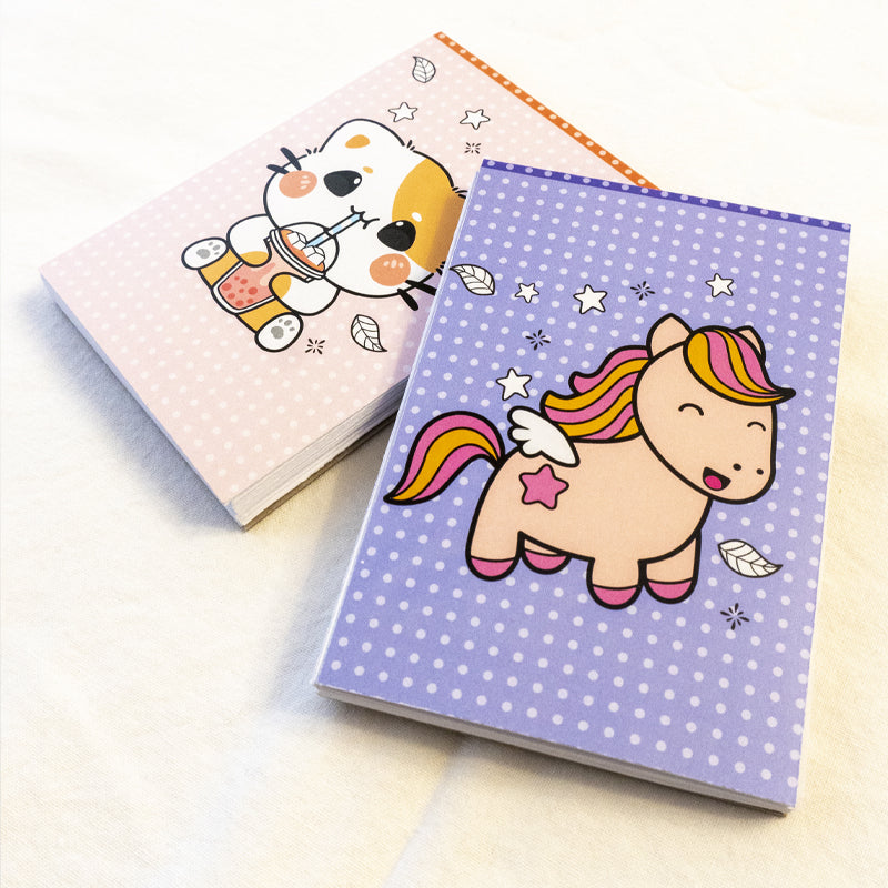 Block Notes Kawaii Unicorn - 7x11cm - 50 fogli