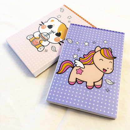 Block Notes Kawaii Unicorn - 7x11cm - 50 fogli