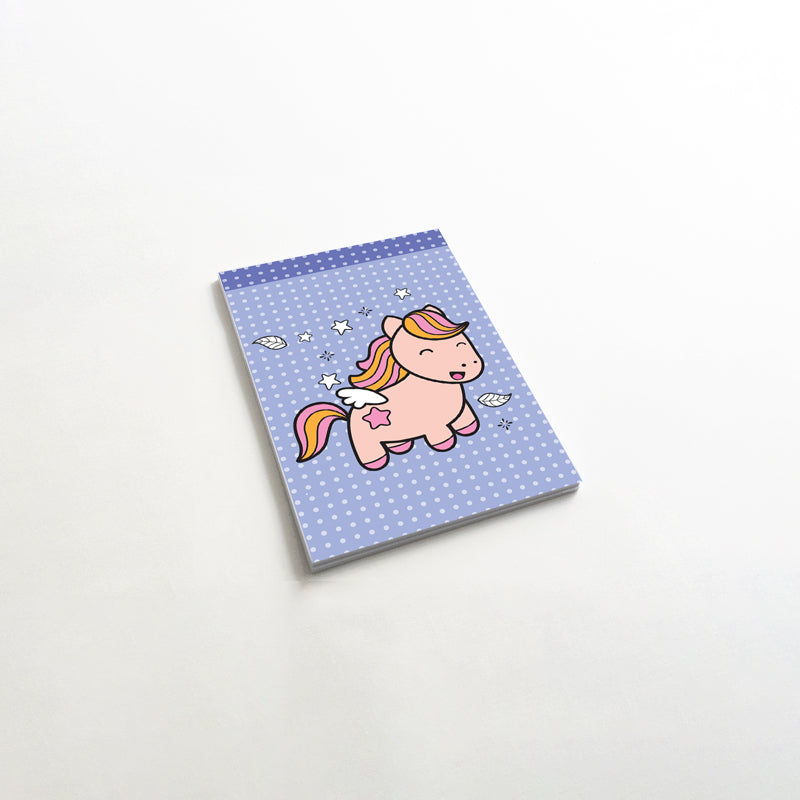 Block Notes Kawaii Unicorn - 7x11cm - 50 fogli