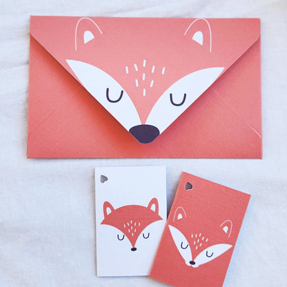 Set di biglietti di auguri - Orme di inchiostro