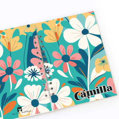 Quaderno personalizzato con il tuo nome - Modello Camilla