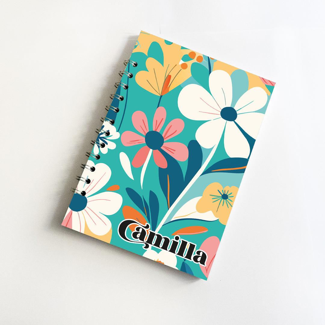 Quaderno personalizzato con il tuo nome - Modello Camilla