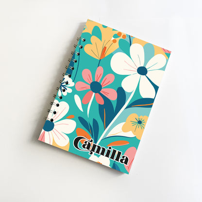 Quaderno personalizzato con il tuo nome - Modello Camilla