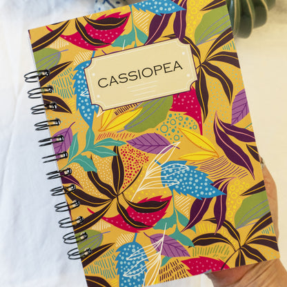 Quaderno personalizzato con il tuo nome - Modello Cassiopea