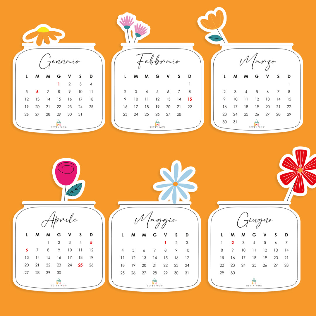 Calendario da Tavolo 2026 mod. UnAnnoInFiore