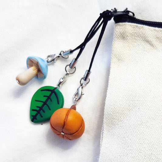 Charms Gocce di bosco, per astucci o borsette