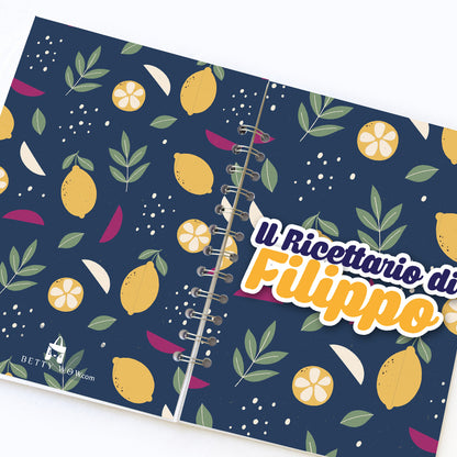 Ricettario con il tuo nome - Mod. Filippo