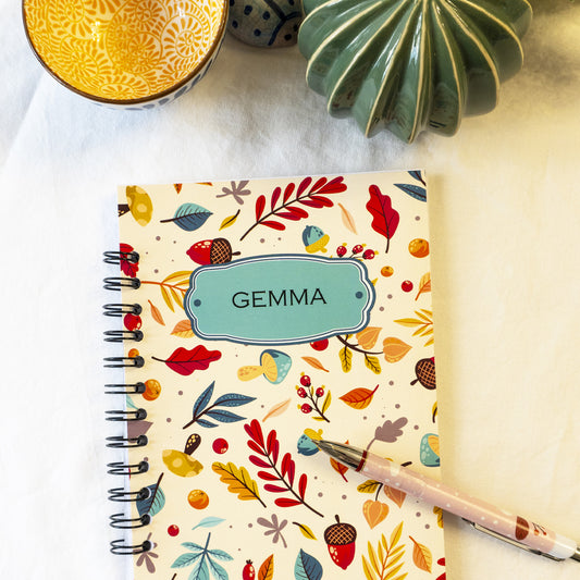 Quaderno personalizzato con il tuo nome - Modello Gemma