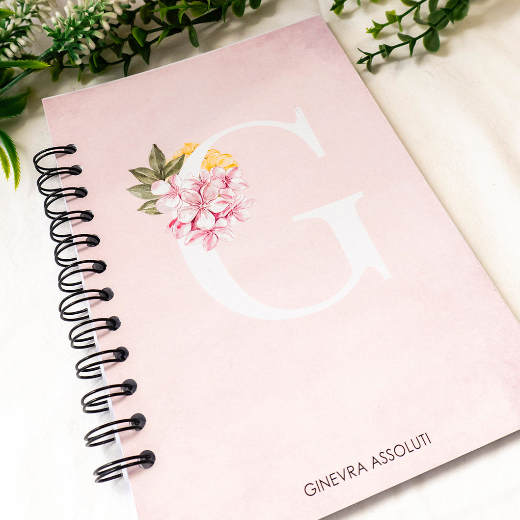Quaderno personalizzato con il tuo nome - Modello Ginevra