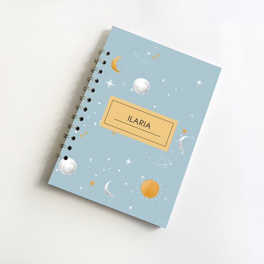 Quaderno personalizzato con il tuo nome - Modello Ilaria