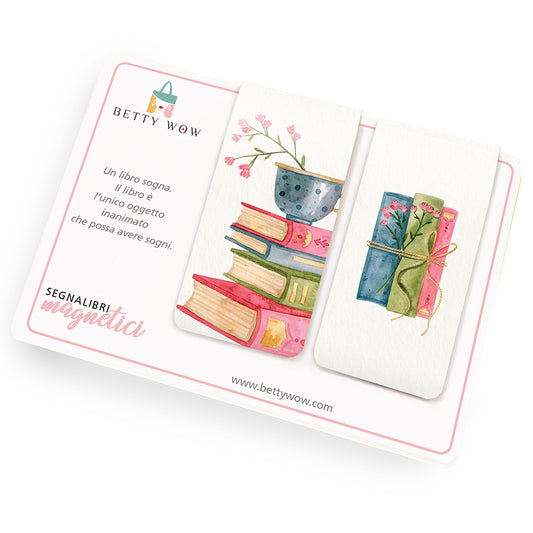 Segnalibri magnetici Ora del Tè - 4x8cm