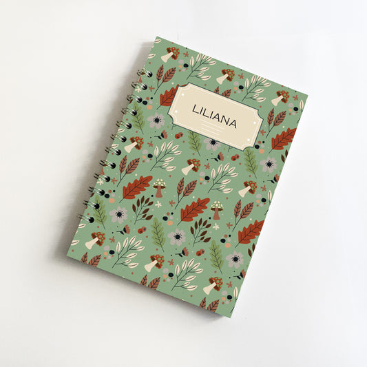 Quaderno personalizzato con il tuo nome - Modello Liliana