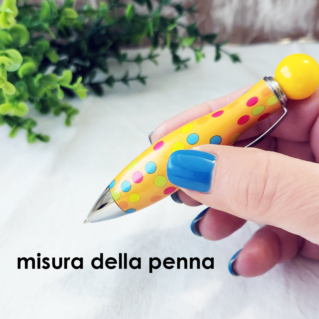 Penna paccottella pois fucsia