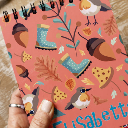 Planner giornaliero A5 collezione Oggi lo faccio 75 pagine - Mod. Birds
