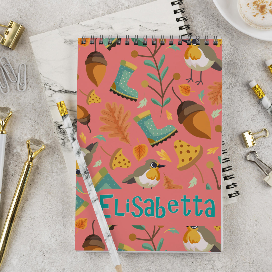 Planner giornaliero A5 collezione Oggi lo faccio 75 pagine - Mod. Birds