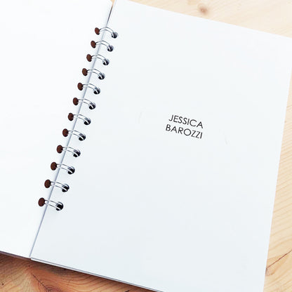 Quaderno personalizzato con il tuo nome - Modello Jessica
