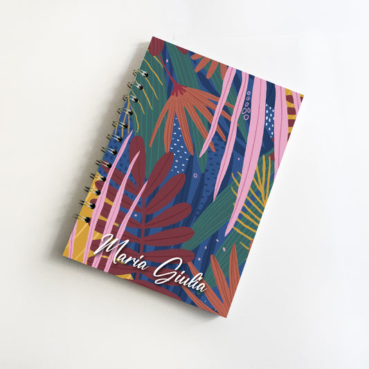 Quaderno personalizzato con il tuo nome - Mod. Jungle Maria Giulia