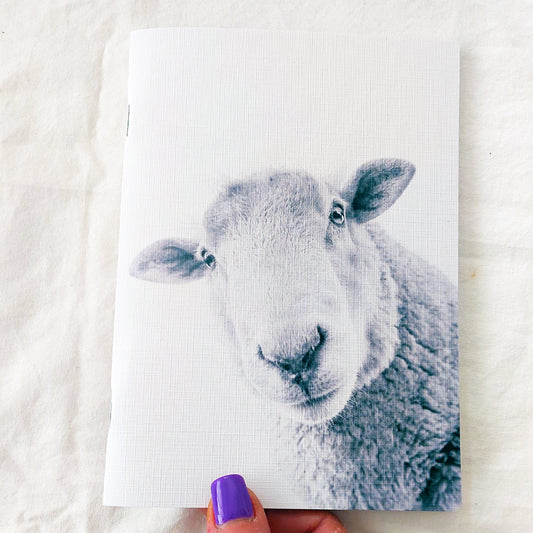 Quaderno a righe "I Ruvidi ONE" - 13x18cm - Copertina telata - Mod. Sheep